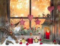 Как украсить окна на новый год Украшаем окна к новому году идеи